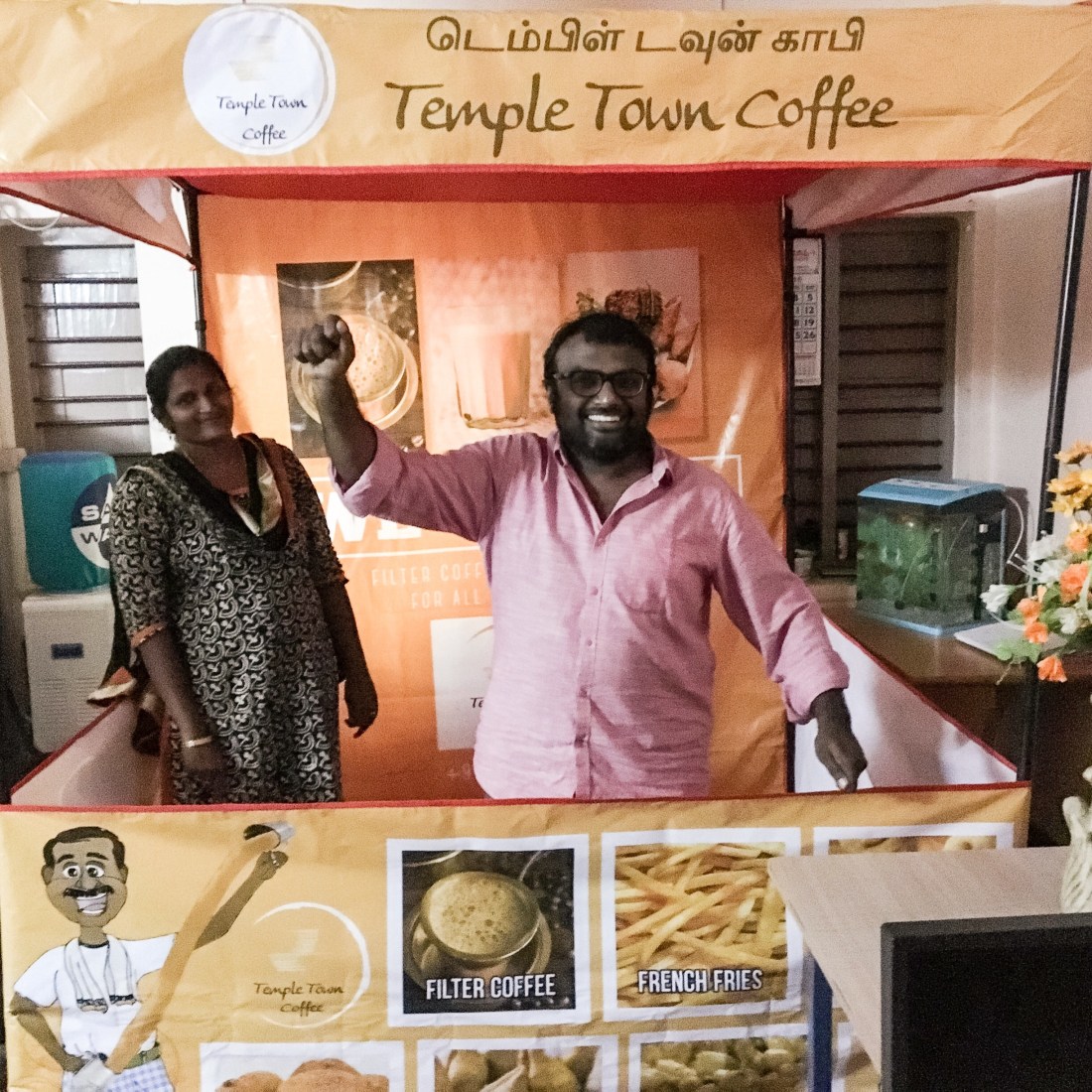 Posing like T2C MASCOT